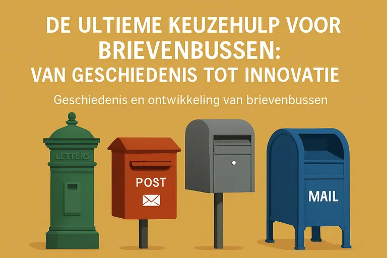 De ultieme keuzehulp voor brievenbussen: van geschiedenis tot innovatie